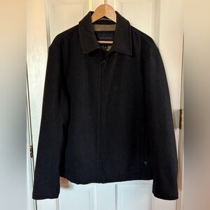 Banana Republic Charcoal Wool Blend Coat